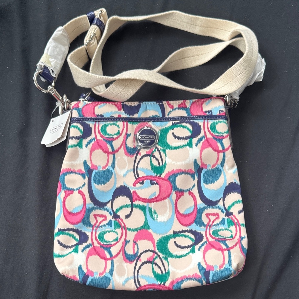 Coach Colorful Patterned Crossbody Bag